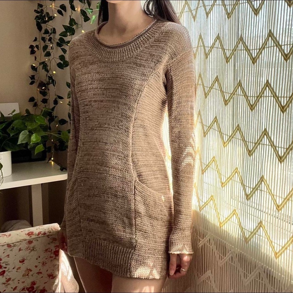 By Corpus Tan Knit Sweater Dress / Tunic